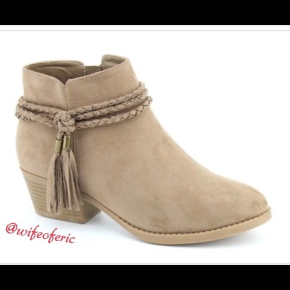 Wife of Eric Shoes - Vegan Booties w Braids, Tassels & Charms 5.5